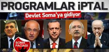 Türkiye Acıyı paylaşmak için Soma'ya gidiyor