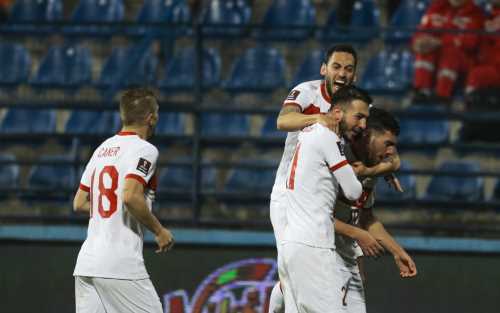Türkiye Karadağ'ı Podgorica'da 2-1 mağlup etti!