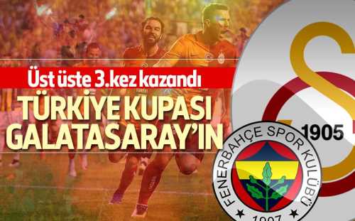Türkiye Kupası Galatasaray'ın