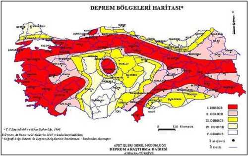 Türkiye'nin deprem haritasında Çorum hangi bölgede!