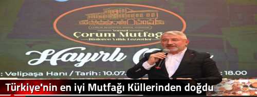 Türkiye'nin en iyi Mutfağı Küllerinden doğdu