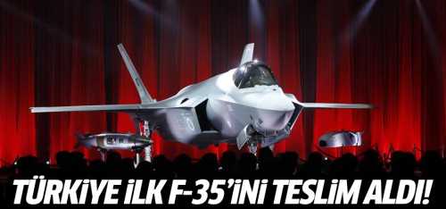 Türkiye Teknoloji Harikası ilk F-35'ini teslim aldı