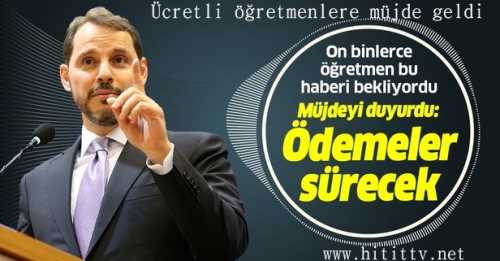 Ücretli öğretmenlere müjde geldi