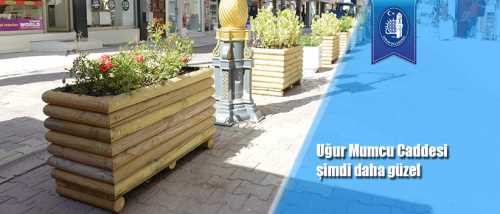 Uğur Mumcu Caddesi şimdi daha güzel