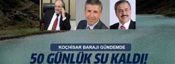 USLU KOÇHİSAR BARAJI İÇİN BAKANLIĞI HAREKETE GEÇİRDİ