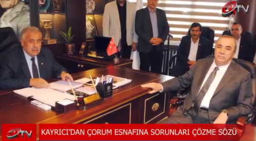 Vahit Kayırıcı ÇESOB'u Ziyaret Etti!