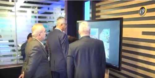 Vali KILIÇ,Çorum’un yeni uydu kanalı TV 19 gezdi