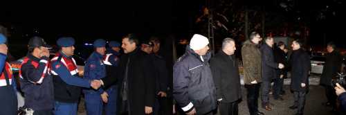 Vali Mustafa Çiftçi, Polis ve Askerin yeni yılını kutladı