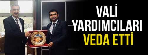 Vali Yardımcıları Çorum'a veda ettiler