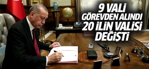 Valiler Kararnamesi yayımlandı