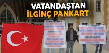 Vatandaş Ahmet'ten Başbakan'a İlginç Destek