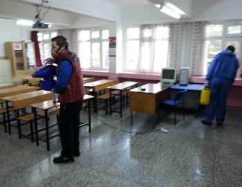 VD HAN İLAÇLAMA VE VE TEMİZLİK DEZENFEKSİYON UYGULAMASI BAŞLADI 