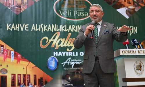 Veli Paşa Kahvecisi törenle açıldı