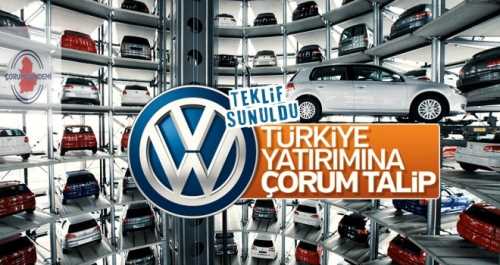 Volkswagen fabrikası Çorum'da 5 Bin kişilik istihdam sağlayacak 