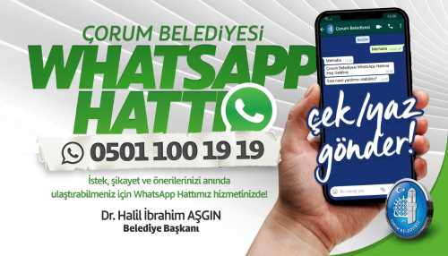 watsap Belediye ihbar hattı