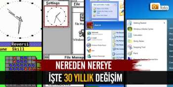 Windows 30 yılda nasıl değişti ?
