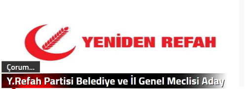 Y.Refah Partisi Belediye ve İl Genel Meclisi Aday listesi!