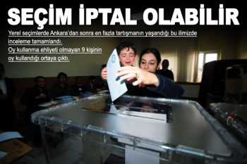 Yalova'da seçimler iptal olabilir