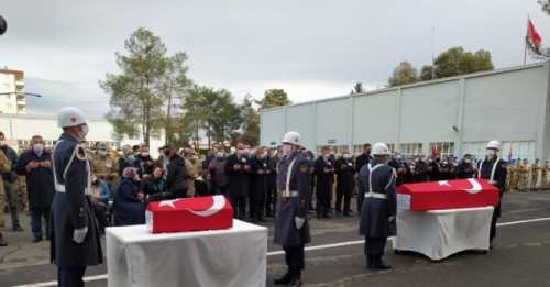 Yangında ölen uzman çavuş ile oğlu törenle Çorum'a uğurlandı