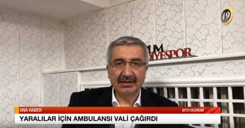 YARALILAR İÇİN AMBULANSI VALİ  KILIÇ ÇAĞIRDI