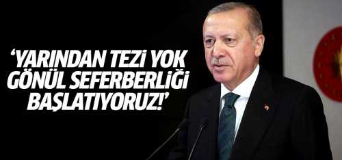 Yarından tezi yok gönül seferberliği