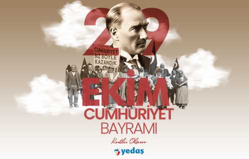  YEDAŞ  29 Ekim Cumhuriyet Bayramı Kutlama İlanı
