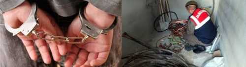 YEDAŞ'IN KABLO HIRSIZI YAKALANDI