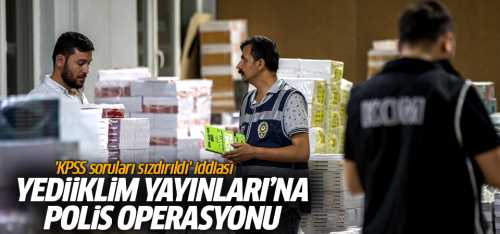 Yediiklim Yayınları'na polis operasyonu
