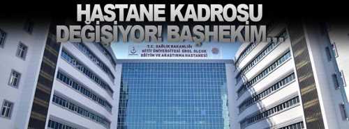 Yeni Başhekim Doç.Dr. Doğan Atan