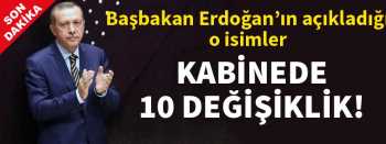 YENİ KABİNE DE Kİ İSİMLER