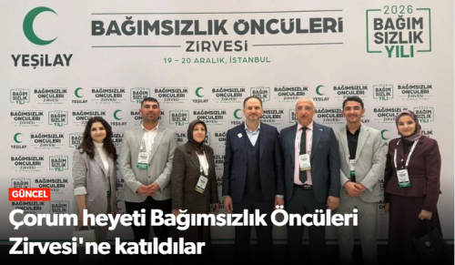 Yeşilay Çorum İstanbul’daki Zirvede