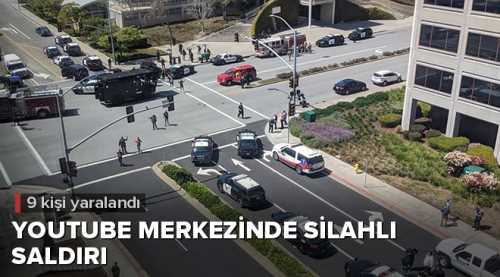 Youtube'a silahlı saldırı yapıldı Ölü ve yaralılar var