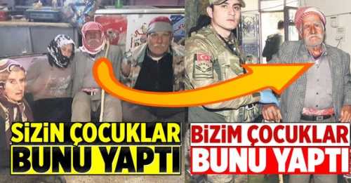 YPG-PKK'LI TERÖRİST ve TSK - ÖSO ARASINDAKİ ZEYTİN DALI FARKI