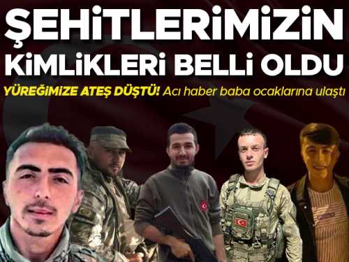 Yüreğimize 9 Şehit ateş düştü! Acı haber baba ocaklarına ulaştı
