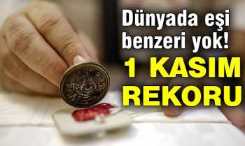 Yurt dışından 1 Kasım'a rekor seçmen katılımı