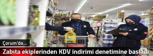 Zabıta ekiplerinden KDV indirimi denetimine başladı