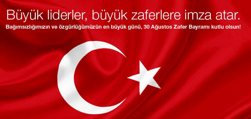 ZAFERİN 95. YILINI GURURLA KUTLUYORUZ