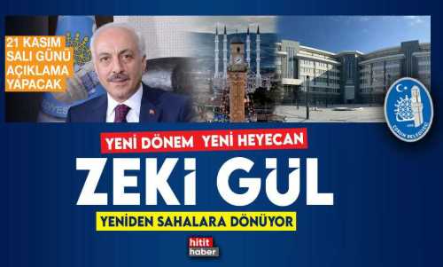 Zeki Gül Belediyeye Aday Adayı oluyor