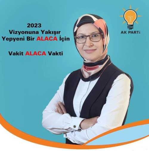 Zeynep Karaca Alaca Belediye Başkanlığına Aday adayı oldu