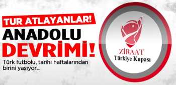 ZİRAAT KUPASINDA ANADOLU DEVRİMİ