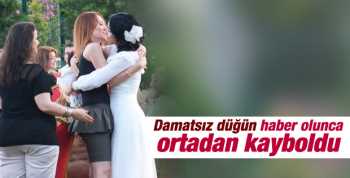  "Düğün için damat şart değil" diyerek Düğününü  yaptı