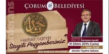 “Hadisler Işığında Sevgili Peygamberimiz