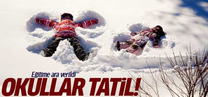 14 ilde eğitime kar tatili! 