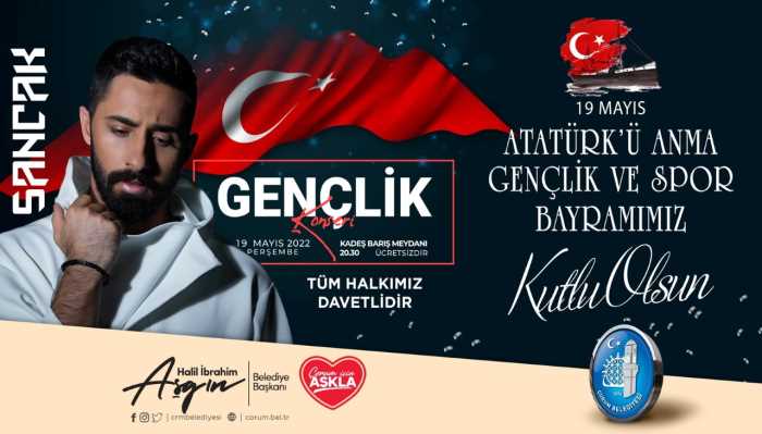 19 Mayıs’ta gençler için sahne alacak