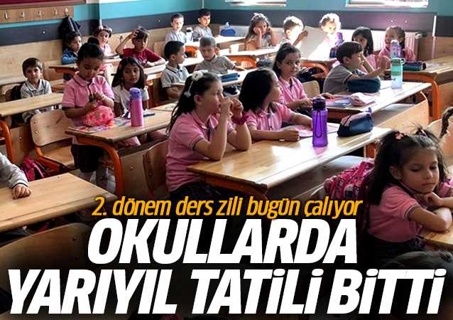 2. Dönem ders zili bugün çalıyor!