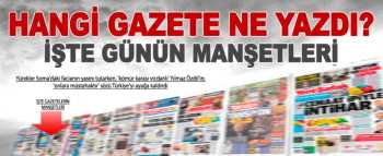  20.05.2014 Salı  Gazete Manşetleri