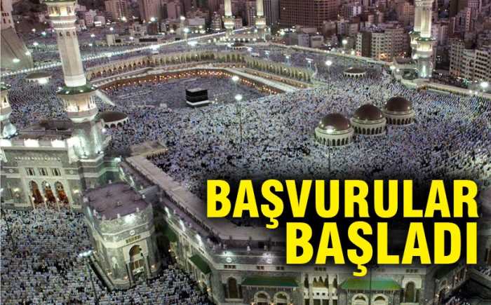 2016 Hac başvurularında Yeni kayıt  Alınacak