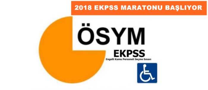 2018 EKPSS MARATONU ŞİMDİ BAŞLIYOR!..