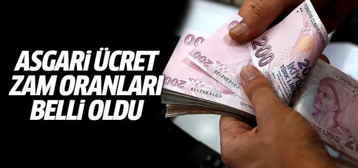 2021 asgari ücret zam oranları belli oldu