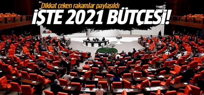 2021 bütçe rakamları açıklandı